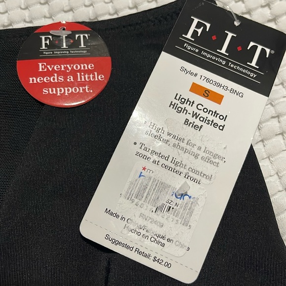 NWT- F.I.T.- S High Waisted Shaping Brief - Picture 4 of 8